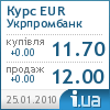 Укрпромбанк курс євро