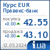 Правэкс-Банк курс евро